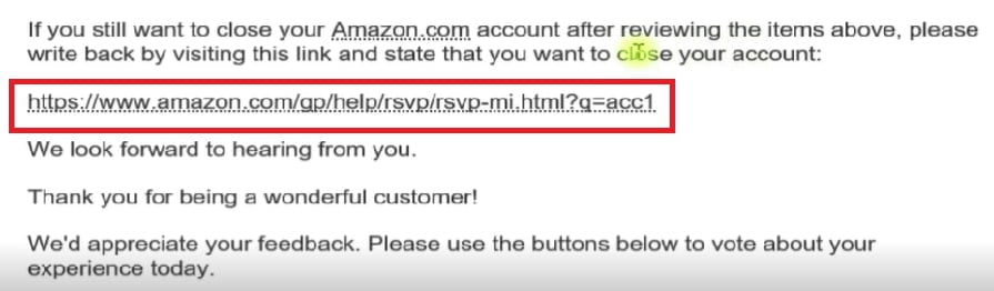 how to close amazon accpunt online