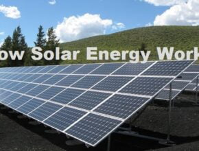 How does work solar energy