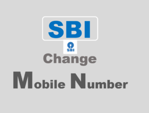Change Mobile Number in SBI