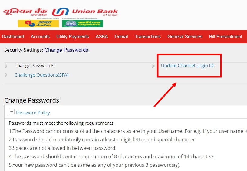 How To Change Union Bank User ID Update UBI User ID Netkibaten