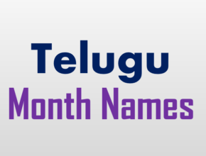 telugu month names