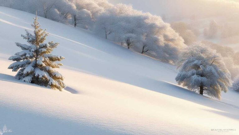 snow day park image